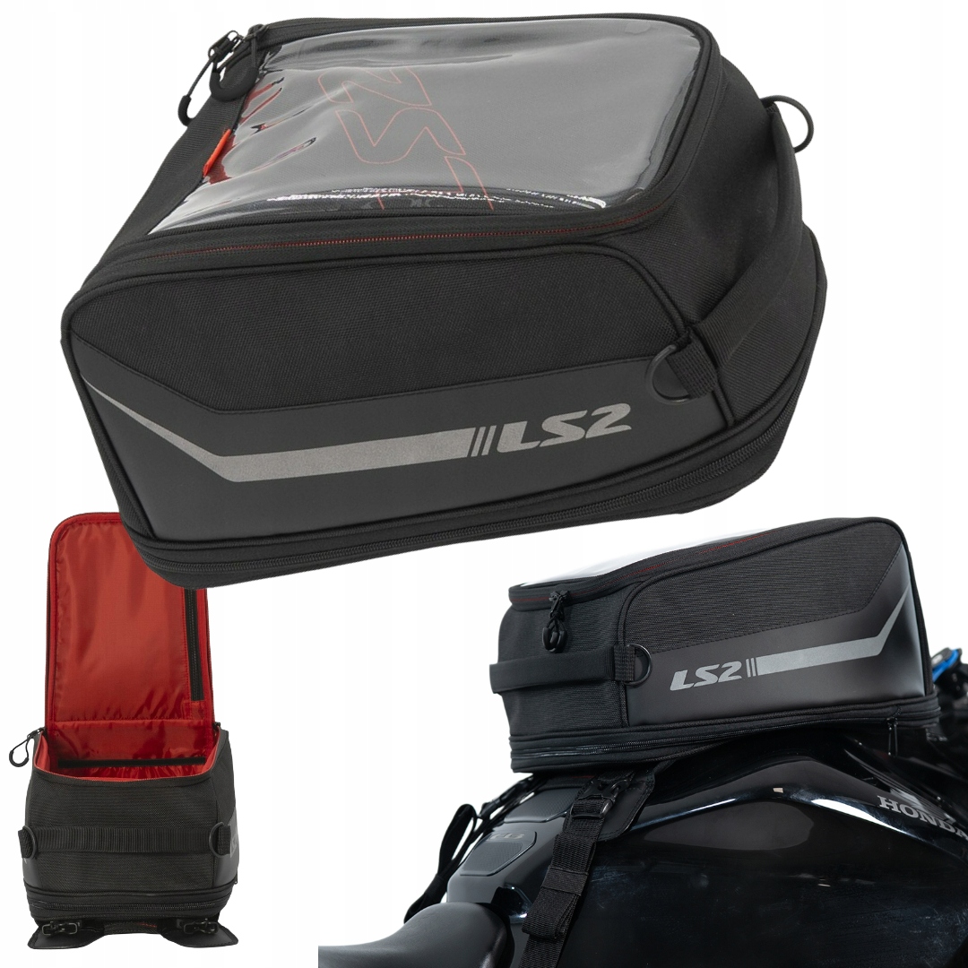 LS2 Freedom Tankbag Brašna Na Motorku Na nádrž 13-16 litrů Pásky Magnety