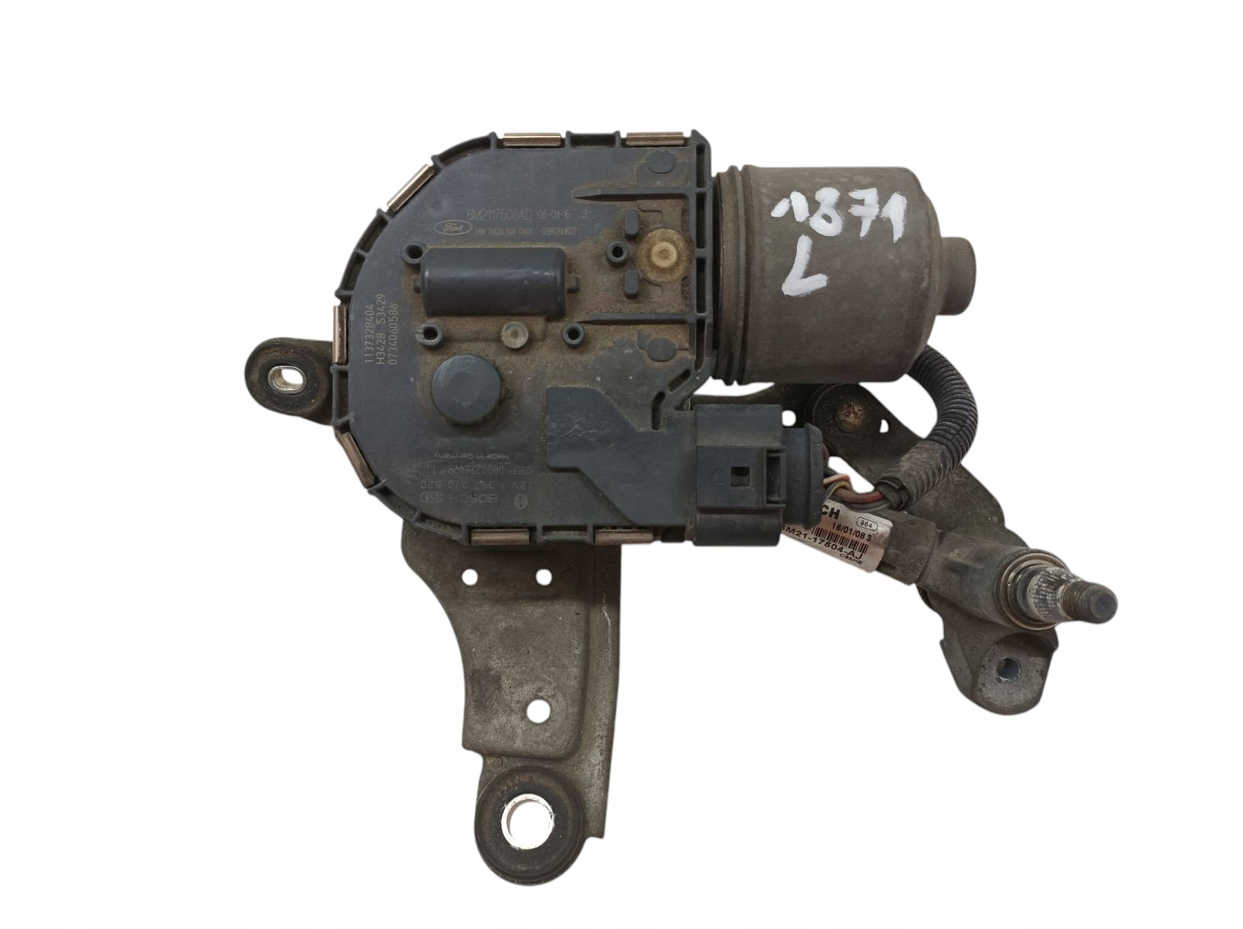 mini motor of wipers front left 6M2117508AD Ford S-MAX and (2006-2015)