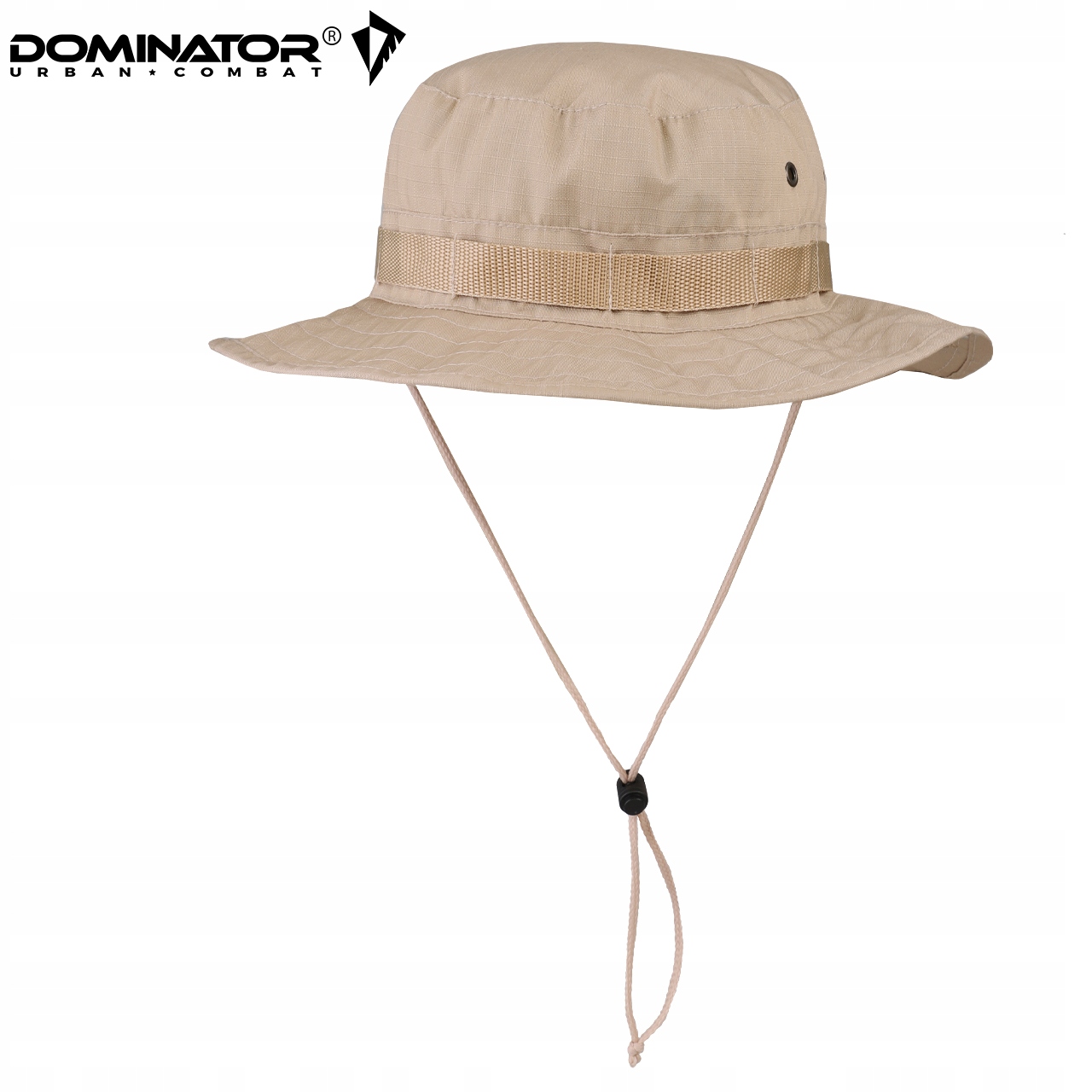 Polski kapelusz Wojskowy DOMINATOR BOONIE Bawełniany Rip-Stop Beżowy Khaki Kod producenta DOKAPKHAKIXL