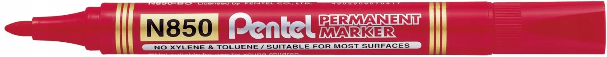 

Marker N850 czerwony wodoodporny permanent Pentel