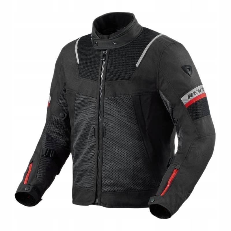 Textilná bunda Revit Tornado 4 H2O Black/anthracite čierna červená šedá