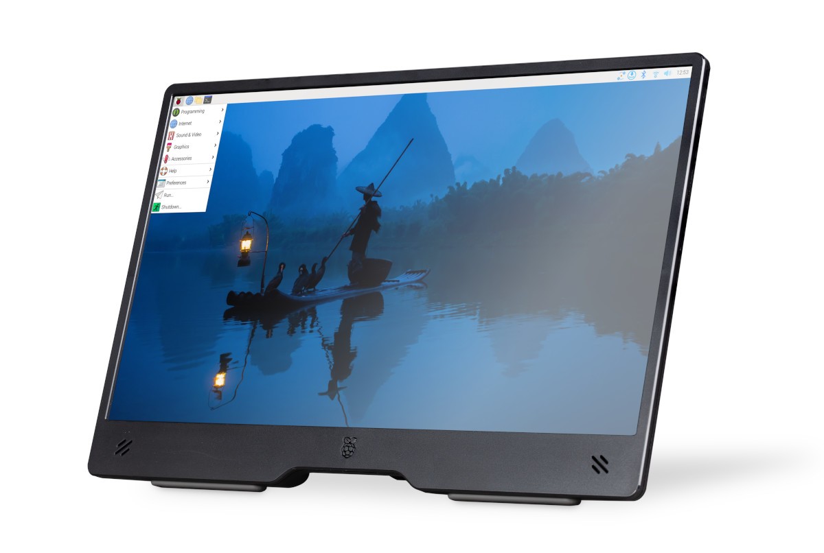 Raspberry Pi Monitor 15.6" Ips, Hdmi czarny