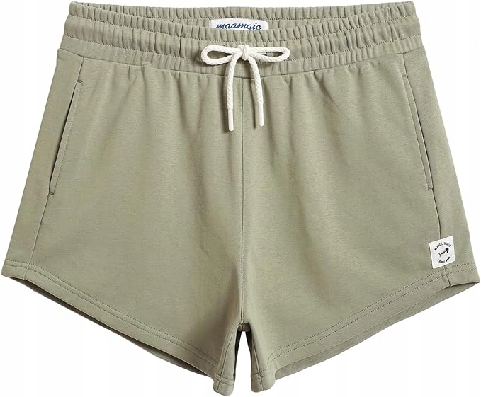 MaaMgic Dámské krátké Kraťasy Dresové zelené L