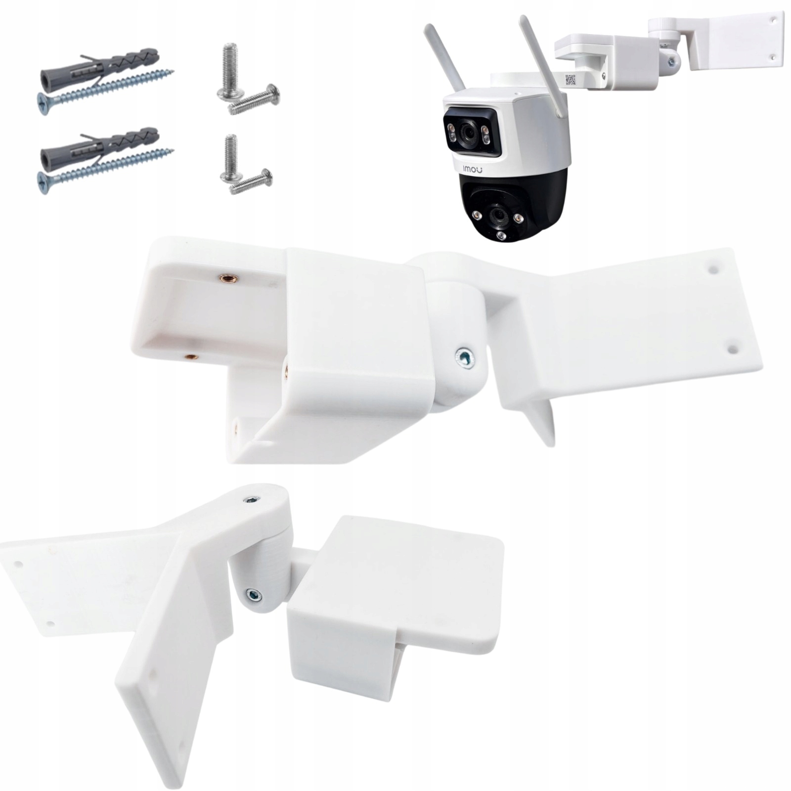 Uchwyt narożny Delospro przegubowy do kamer IMOU Cruiser Dual 6MP/10MP