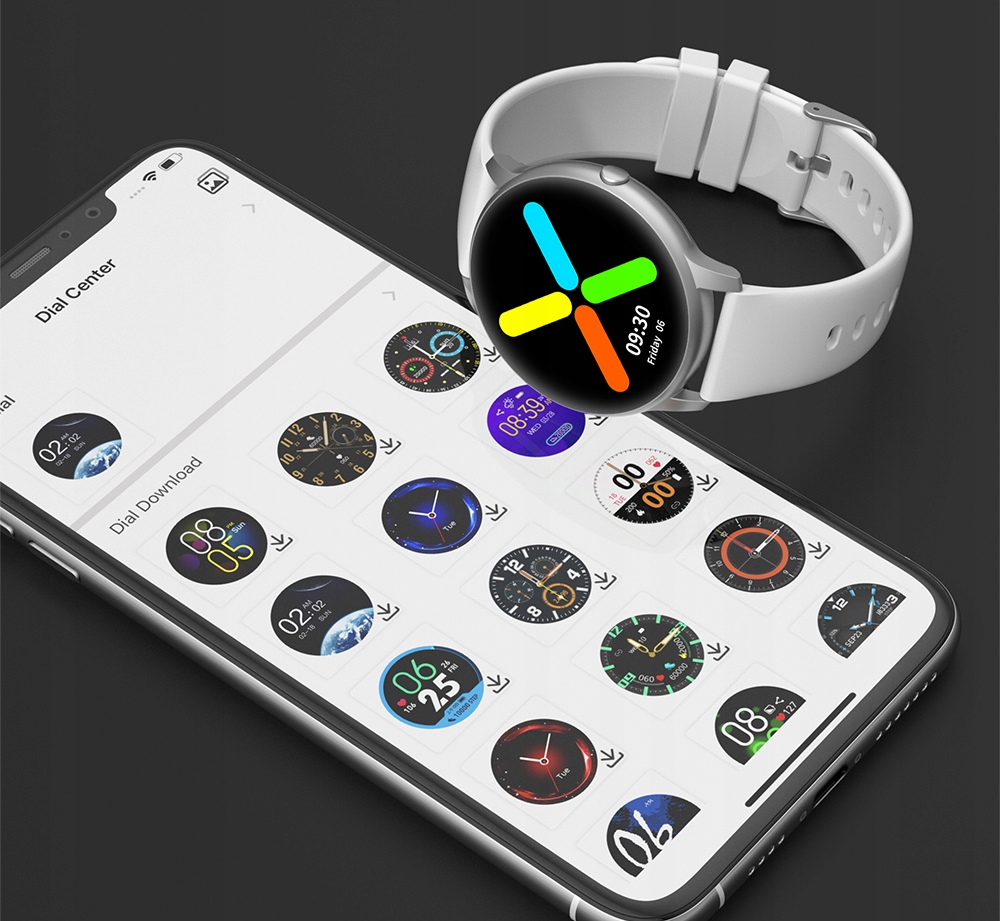 ZEGAREK DAMSKI SMARTWATCH SMS KROKI TRENING PULS Model inny