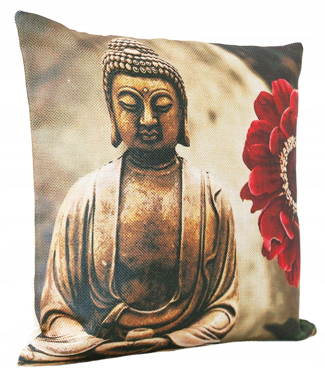 DEKORACYJNA POSZEWKA NA PODUSZKĘ Z JUTY INDYJSKA