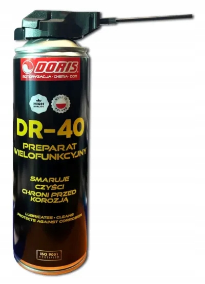 Preparat Penetrujący Wielofunkcyjny Smar 0,5L Spray Doris DR-40