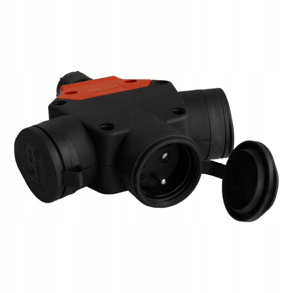 Rozbočovač Zásuvka Trojcestná Jednofázová 16A 230V IP44