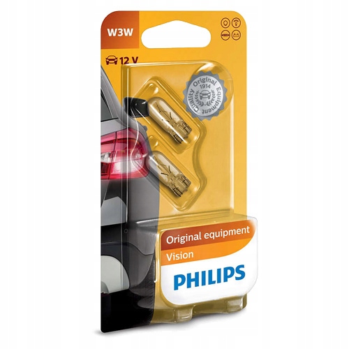 

Philips Vision Żarówki W3W 1 3W W2,1X9,5D