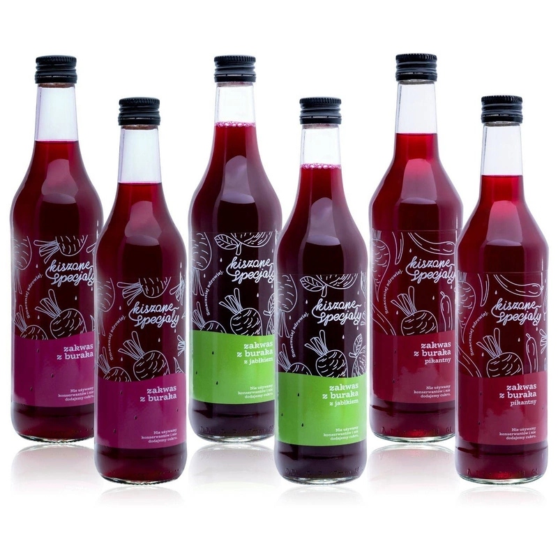 Zestaw Buraczana Rozkosz Zakwas 6x500ml Kiszone Specjały
