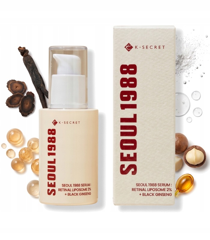 K-secret Seoul 1988 Sérum Retinal 2% Black Ginseng Peptidy 30 ML