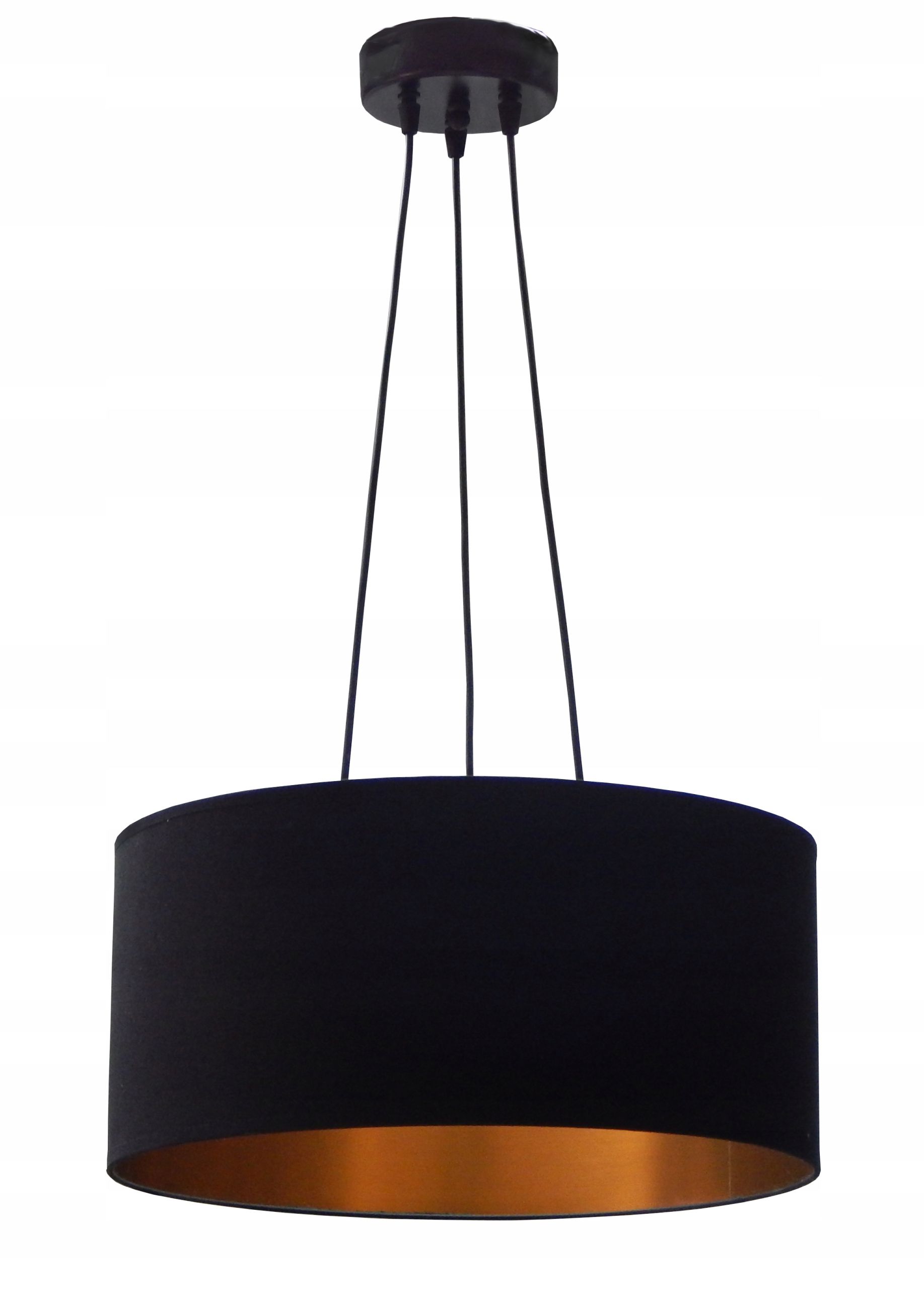 

Lampa Wisząca Sufitowa Złoto/miedź Led FI43 3XE27