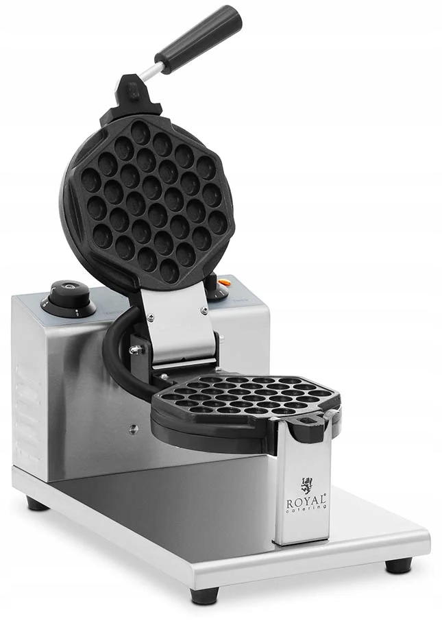 Bublinkový Vaflovač Royal Catering Kulatý 1 Velký vaflovač 1200 W