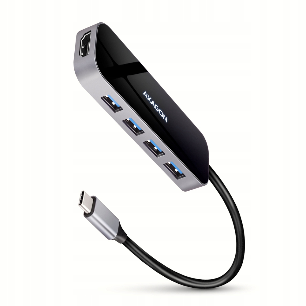 Axagon SuperSpeed Usb-c Combo 6in1 Hub HMC-6H4A