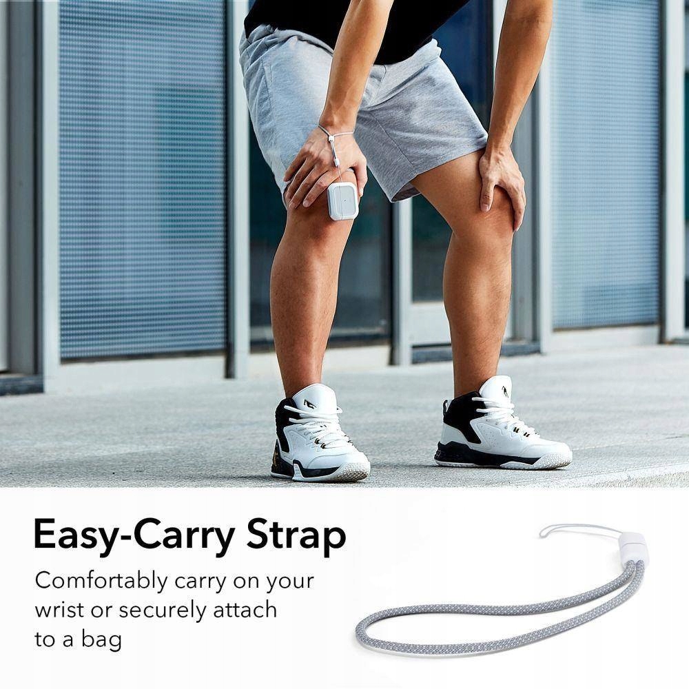 Etui na Apple AirPods Pro 1 / 2 MagSafe ESR Orbit Halolock biały Materiał tworzywo sztuczne