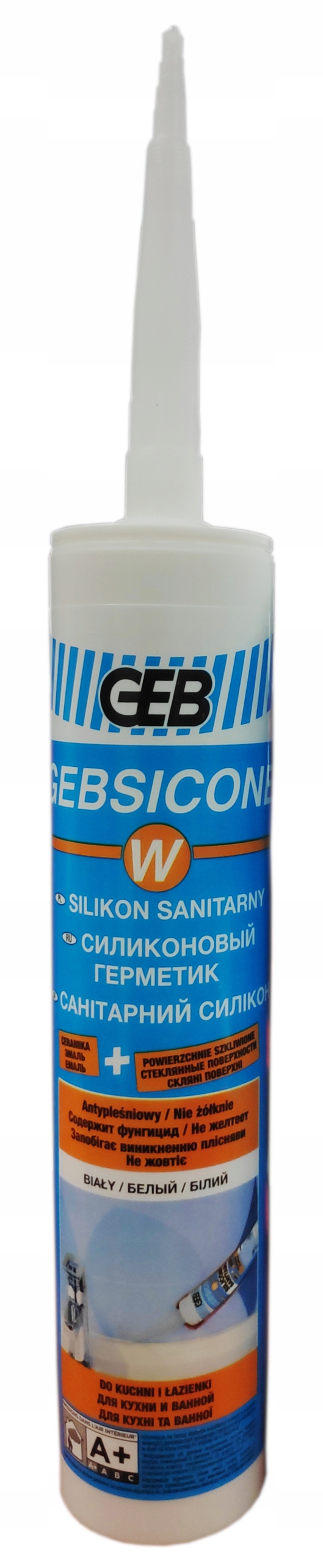 

Silikon sanitarny grzybobójczy Biały Geb