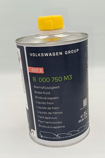 Тормозная жидкость Volkswagen B000750M3 DOT 4 1000 мл
