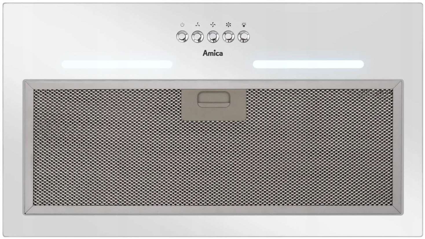 Podskrinkový odsávač pár Amica Omp 6253WG 389 m³/h Biely