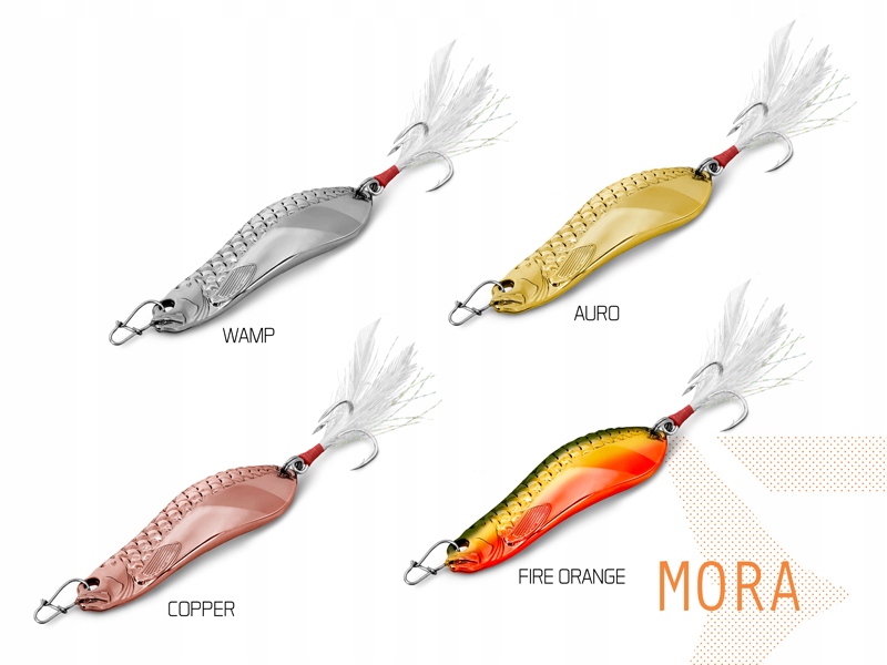 Wahadłówka Delphin MORA 30g AURO hook #4 - op.1 sztuk