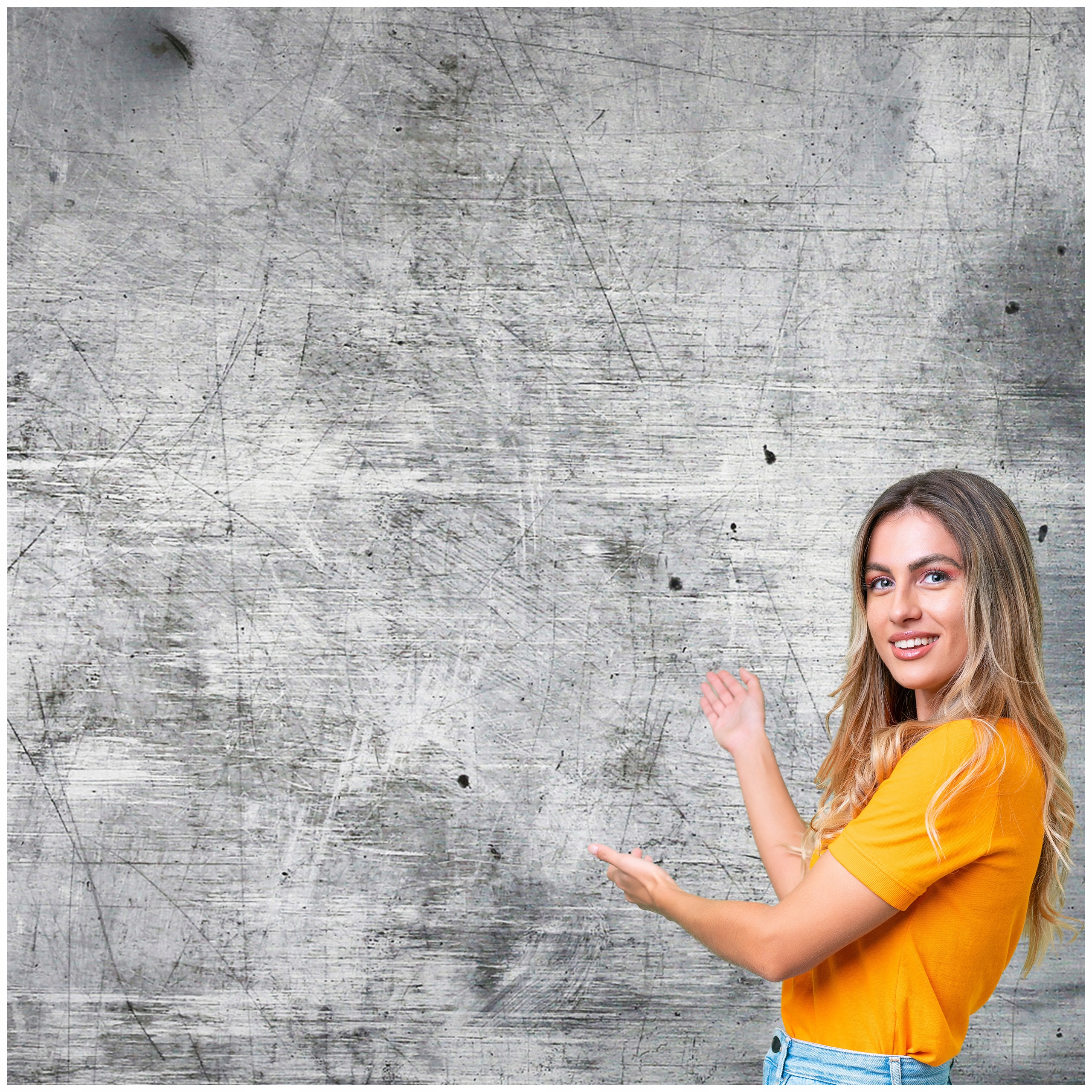 Fototapeta 3D Pozadí Textura Plech Poškrábaná 490x260 TLA07F