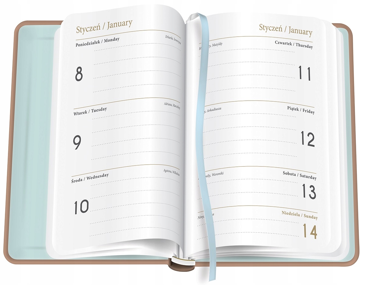 KALENDARZ 2024 A6 PLANER TERMINARZ TYGODNIOWY DOTS Producent Interdruk