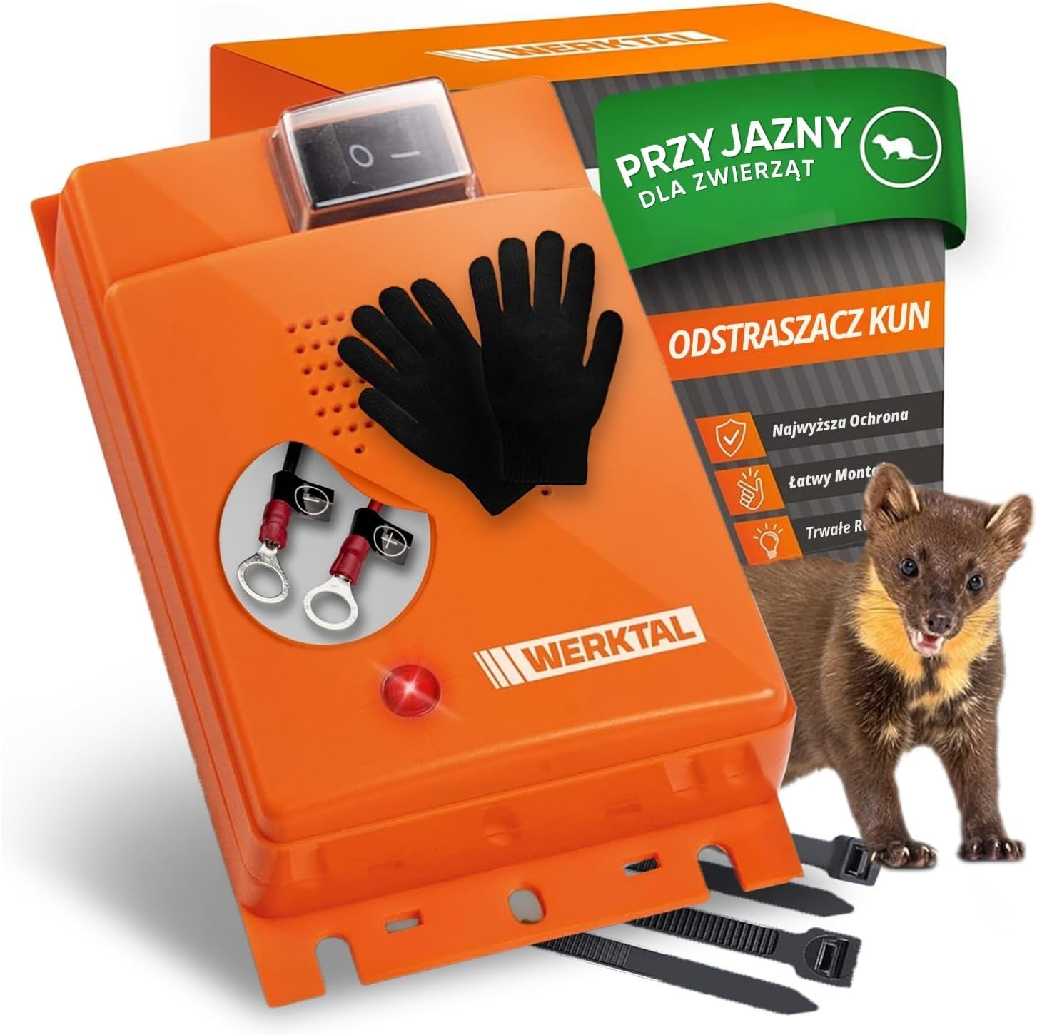 Odpudzovač Automobilových Kún Werktal Ultrazvuková Lampa