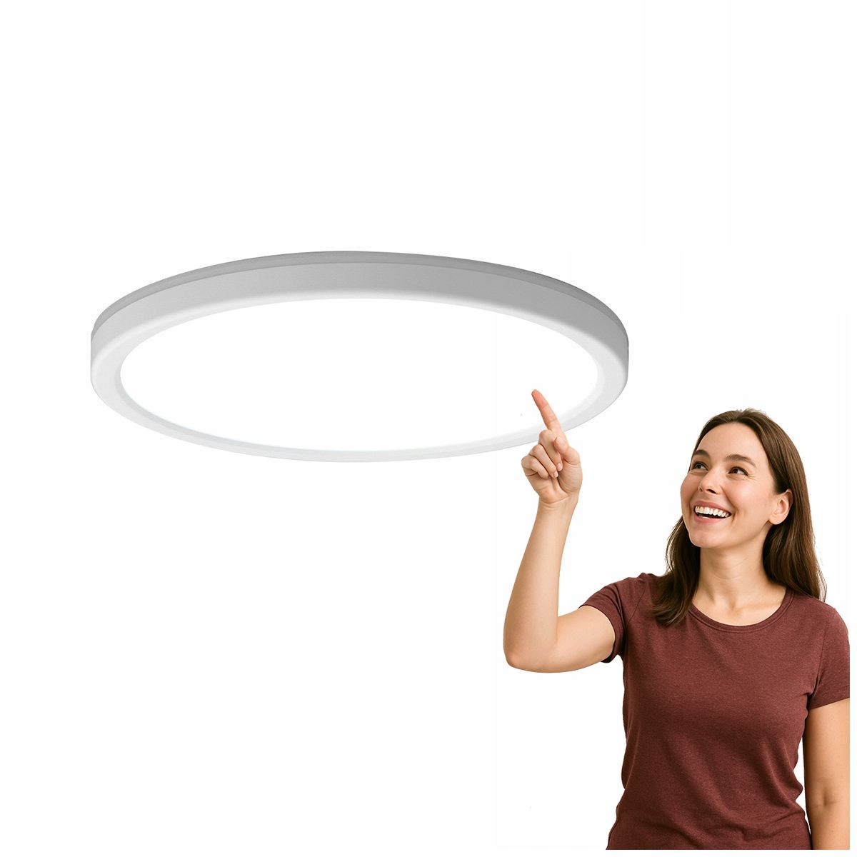 Stropné Svietidlo 36W Corte PLF-63452-400R-36W-WH Italux