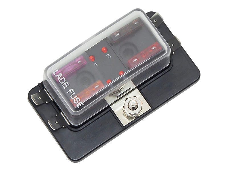 Samochodowa oprawa na 6 bezpiecznikow LED