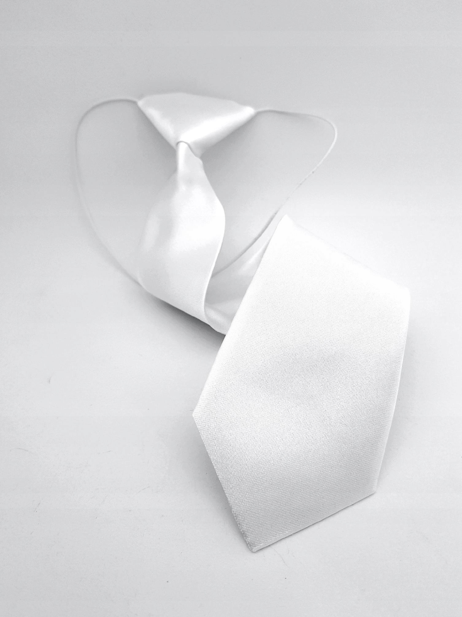 Biały krawat-krawacik dziecięcy na gumce EAN (GTIN) 5903560285007