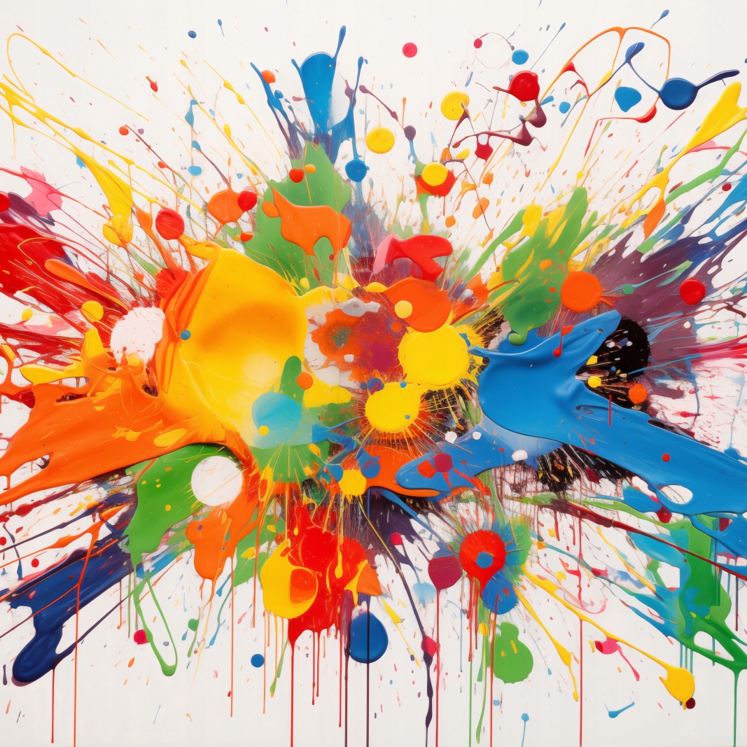 Plakát 90x90 cm Exploze kreativity