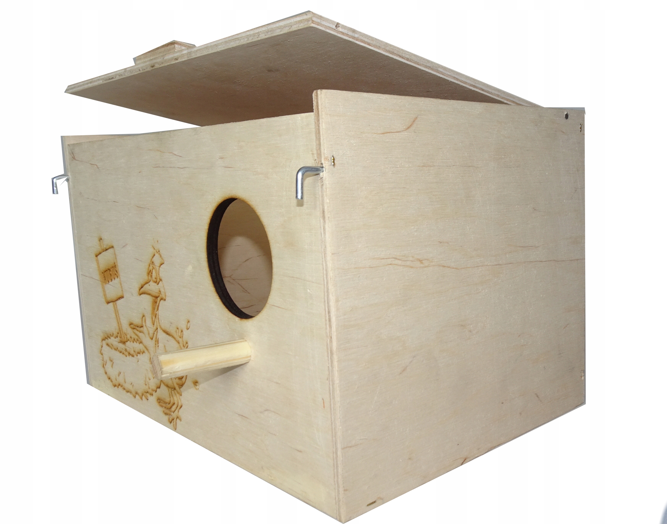 budka lęgowa dla nimfy średnich papug + GRATIS Kolor inny