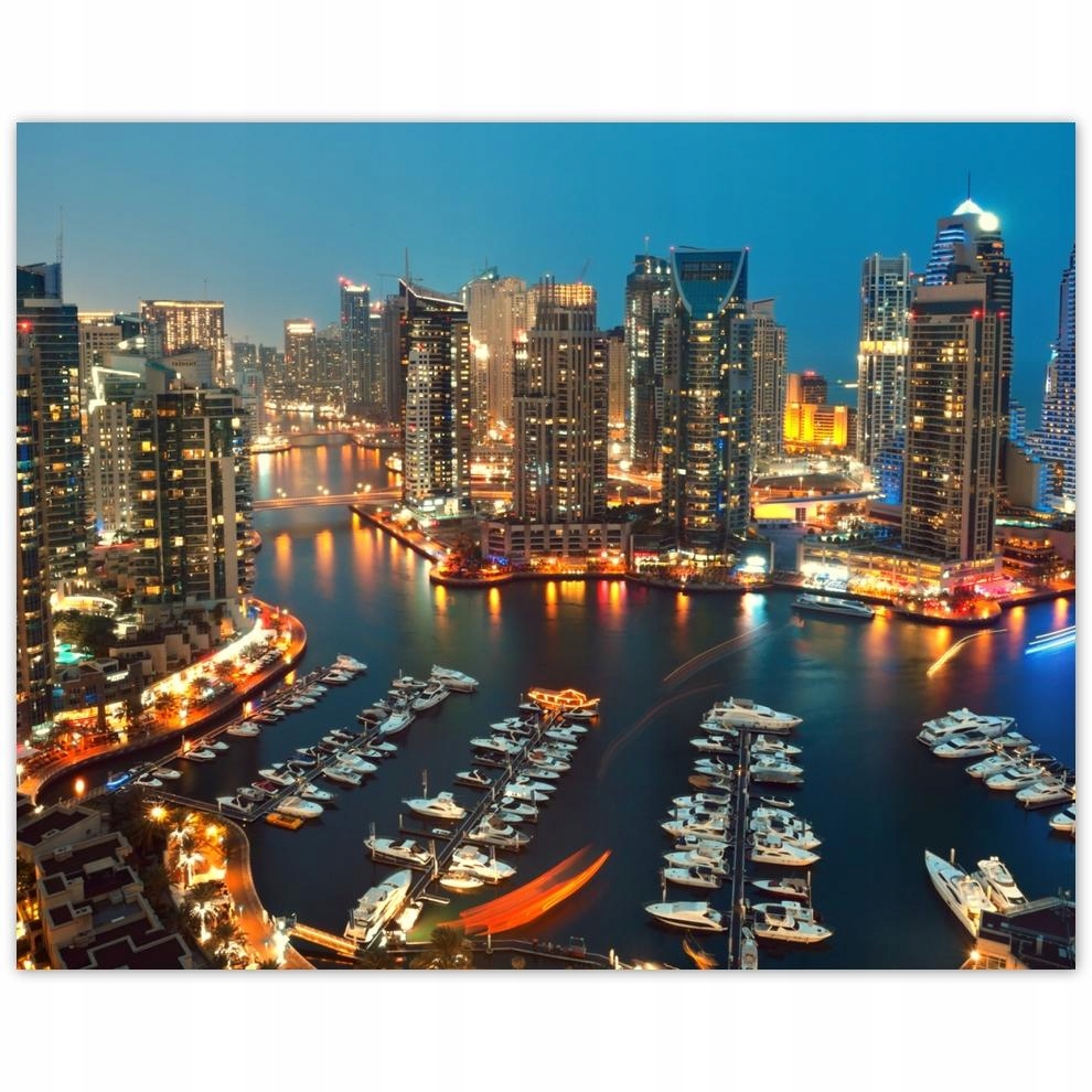 

Plakat 50x40 Dubaj w nocy