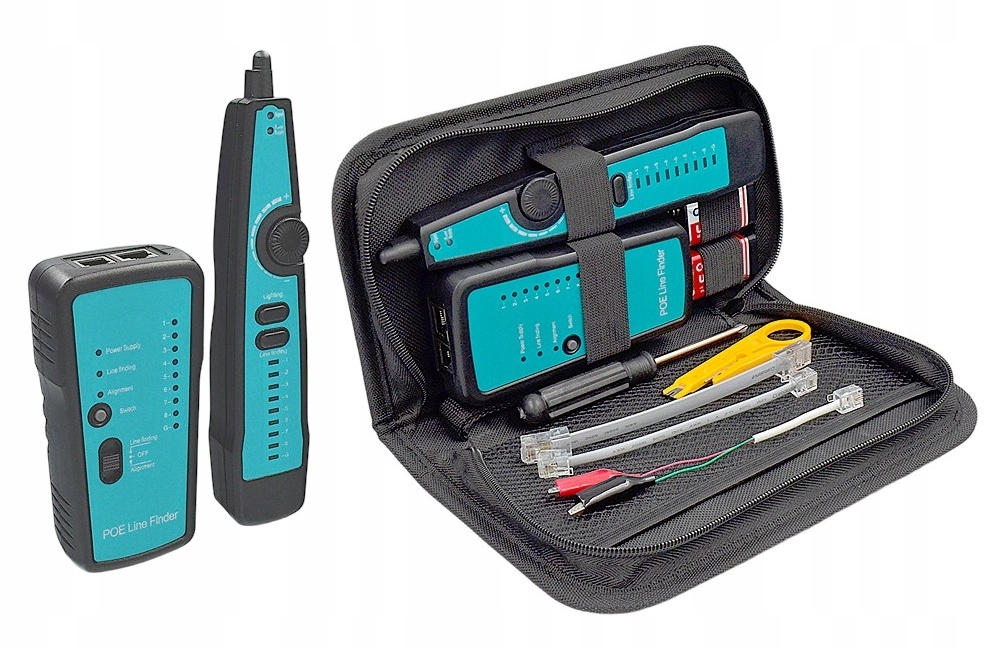 Analogový Lokátor Vyhledávač Párů Kabelů Lan Kabelový Tracker Tester 9V