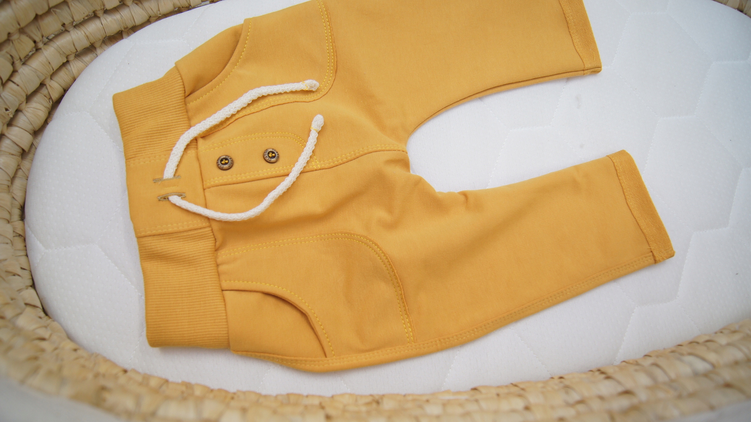 Spodnie dresowe dla chłopca miodowe Mrofi (PL) 86 Rozmiar 86