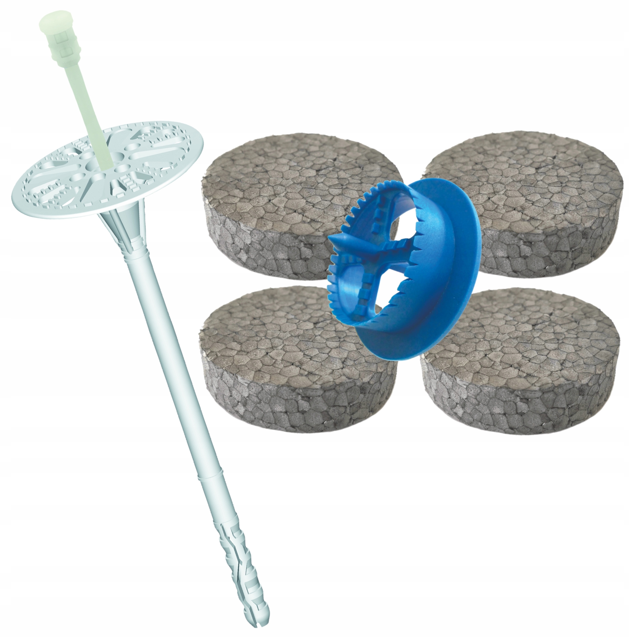

Kołki Do Styropianu 16cm łączniki Zaślepki +frez