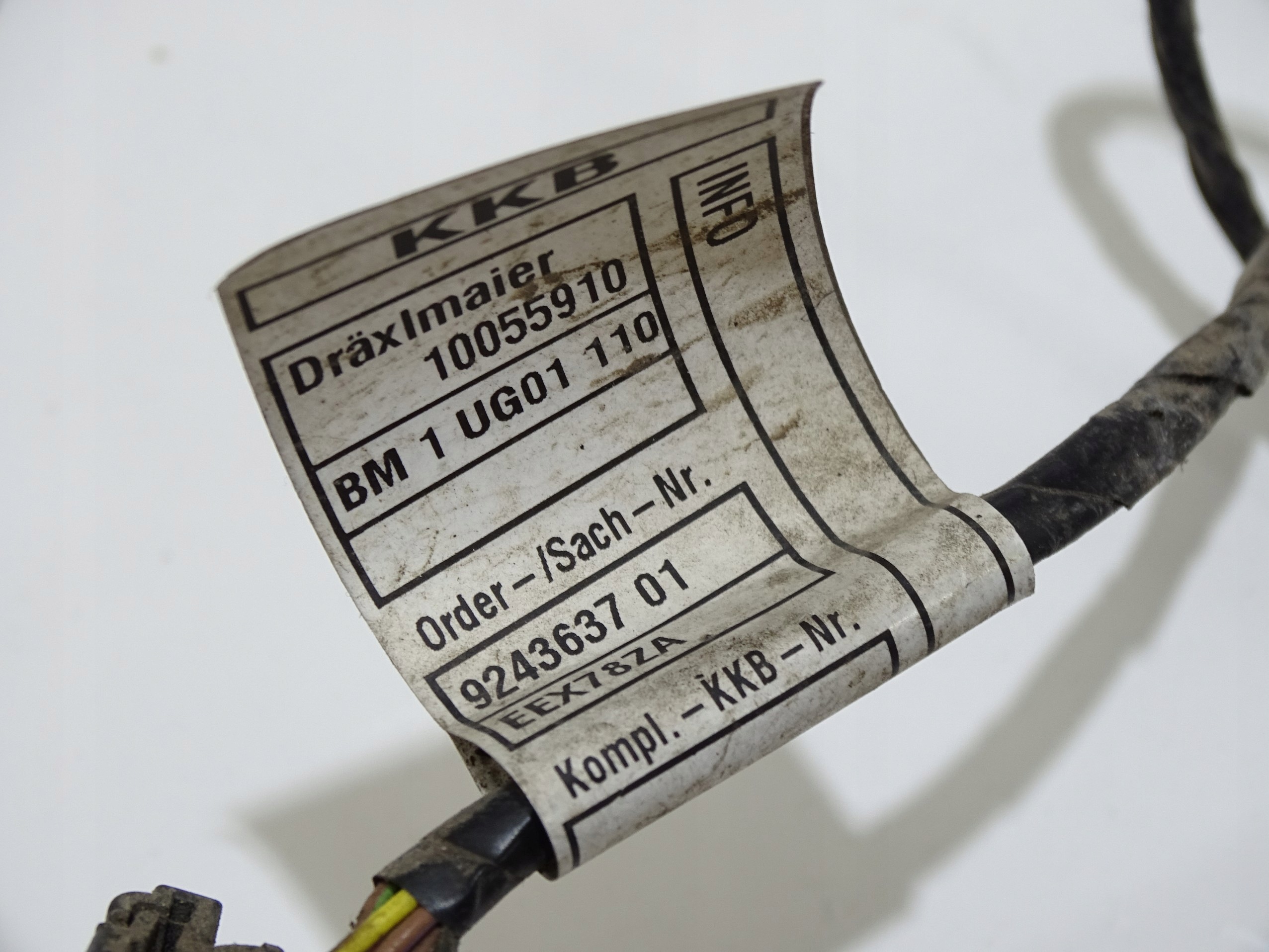 cablaggio parcheggio BMW X3 F25 9243637