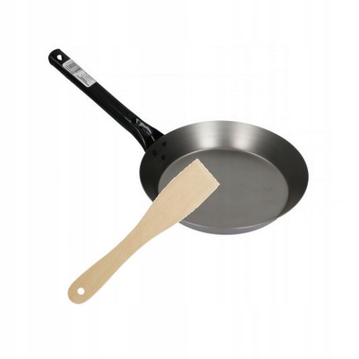 

Patelnia Stalowa Cygańska 28CM Rączka Metalowa
