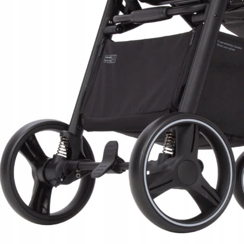 CARRELLO BRAVO PURE WÓZEK SPACEROWY SPACERÓWKA AKCESORIA PURE BLACK Kolor czarny