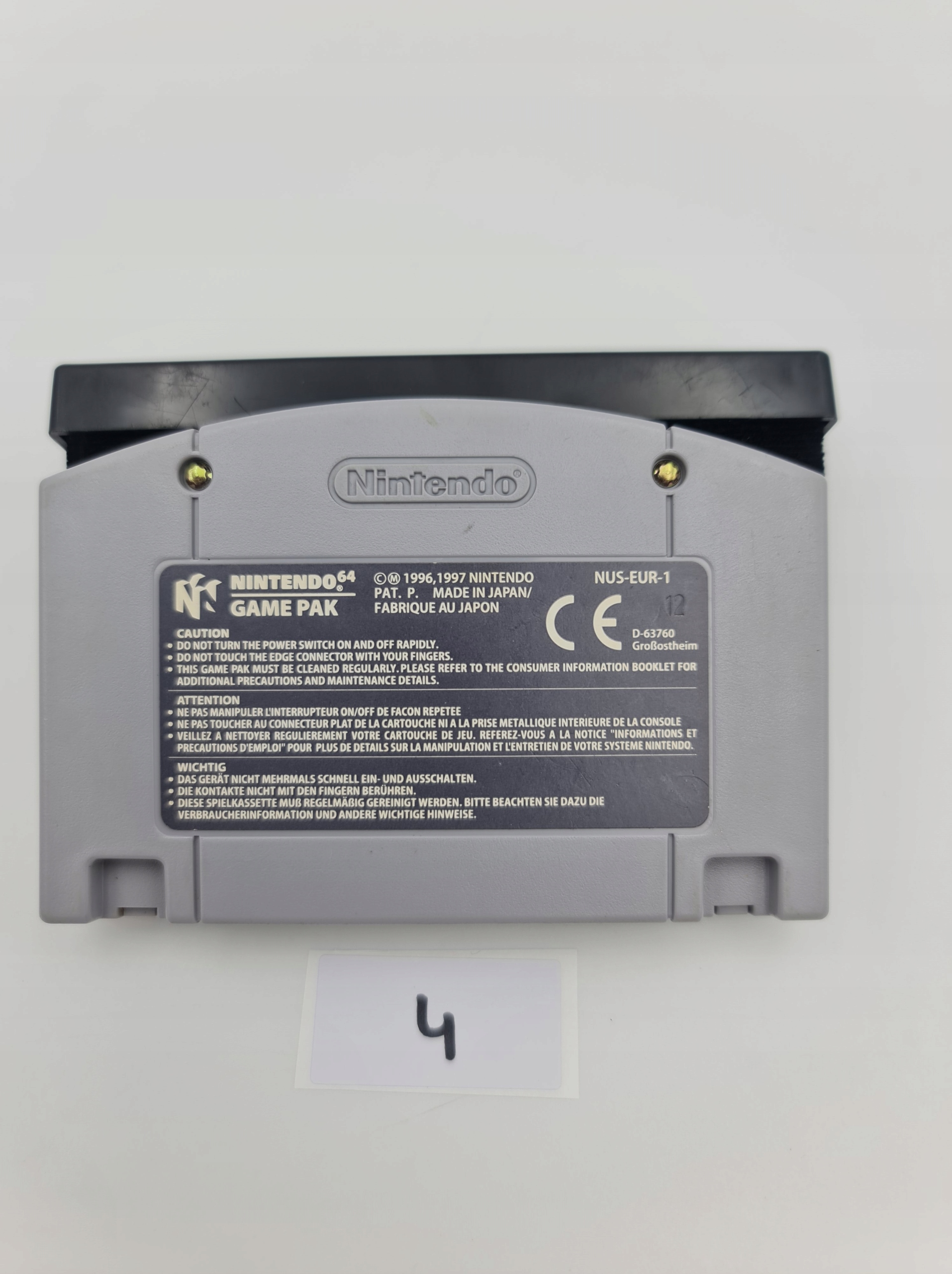 NINTENDO 64 WAYNE GRETZKY'S 3D HOCKEY Producent Nintendo