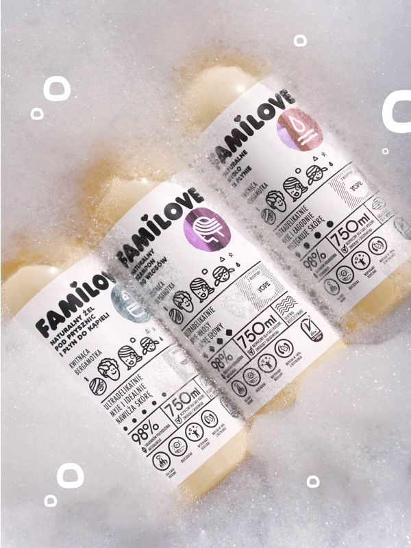 FAMILOVE YOPE szampon do włosów 750ml Pojemność 750 ml