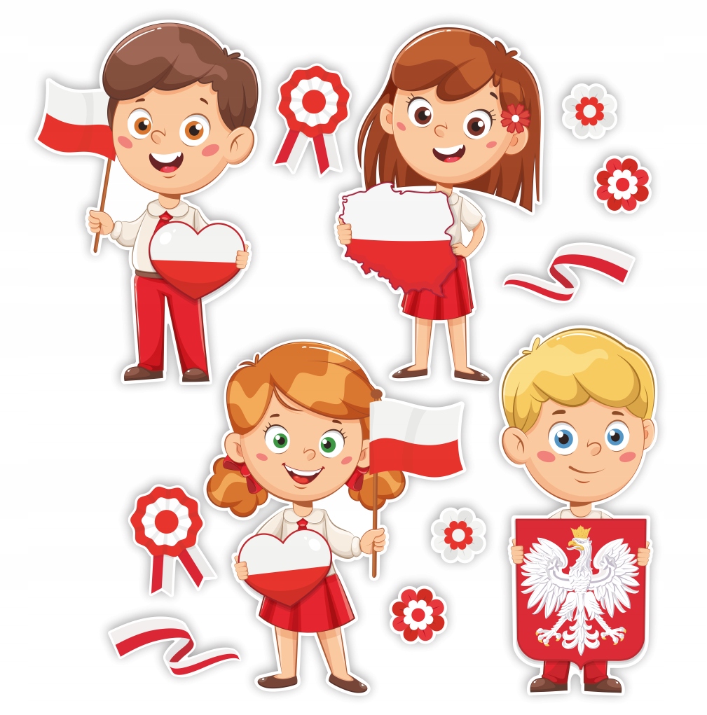 

Dekoracja Patriotyczna 1-3 Maja Duże Dzieci (A3)