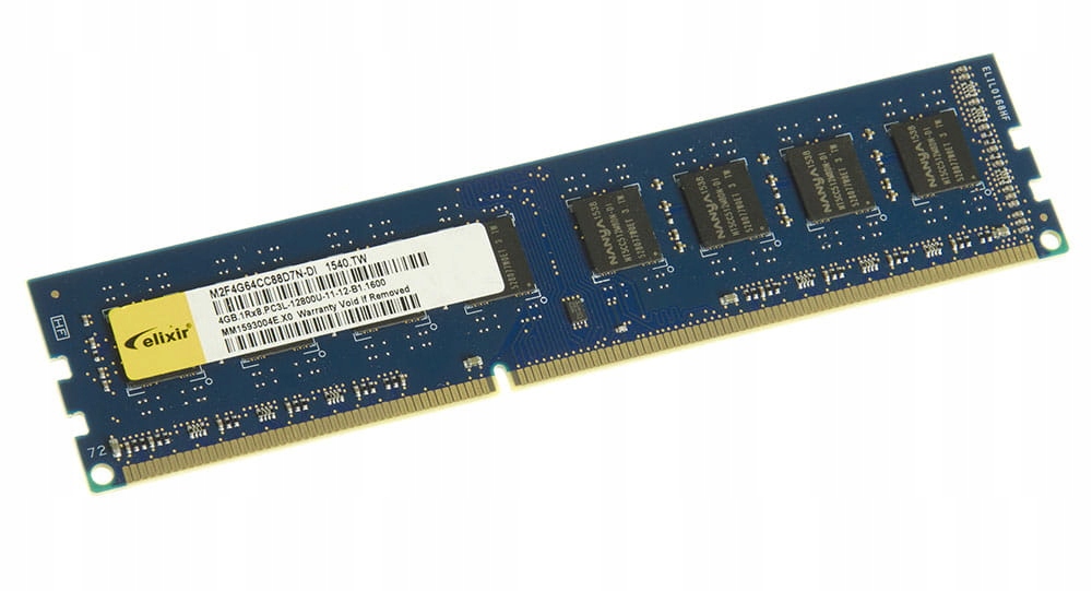 

Pamięć Ram Pc 4GB DDR3 Elixir M2F4G64CC88D7N-DI