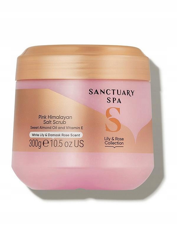 Sanctuary Hot Body Scrub tělový peeling s růží a himalájskou solí
