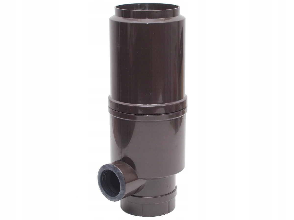 Lapač sběrač dešťové vody s čističem trubek 110 Pro tmavě hnědý