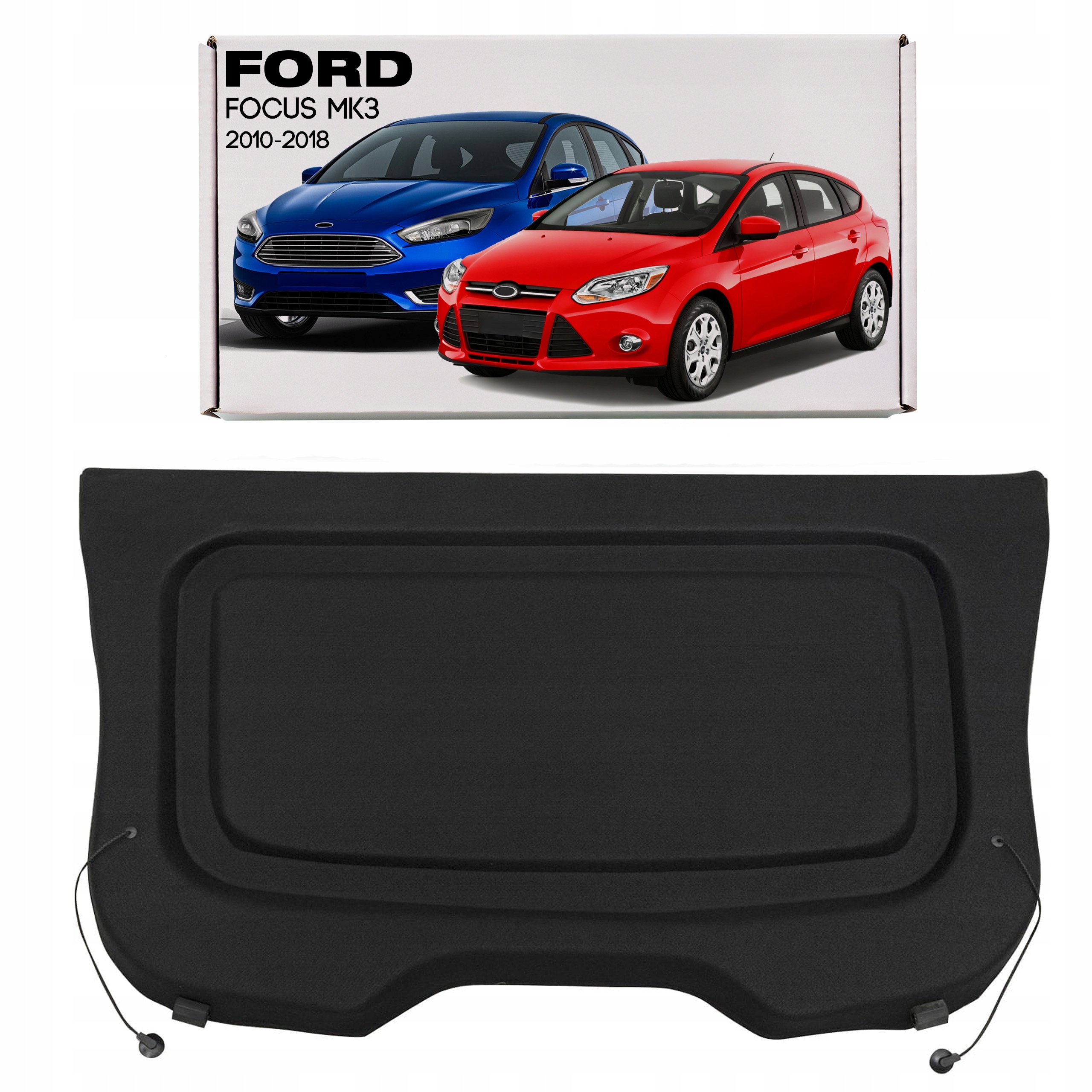 Ford Focus MK3 III 2010-2018 hatchback półka bagażnika 1850508