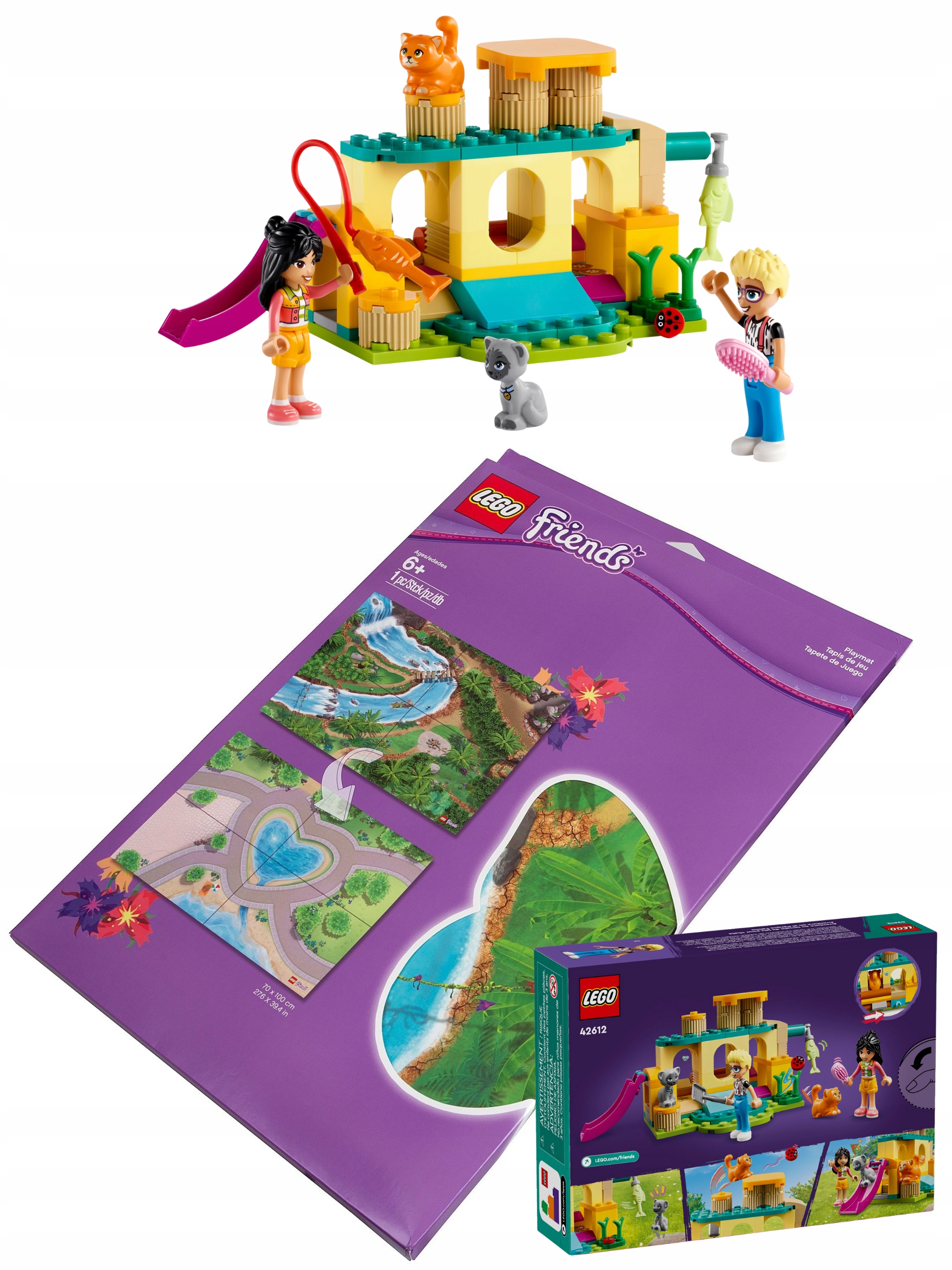 Lego Friends Mata do zabawy 42612 Friends Przygoda na kocim placu zabaw