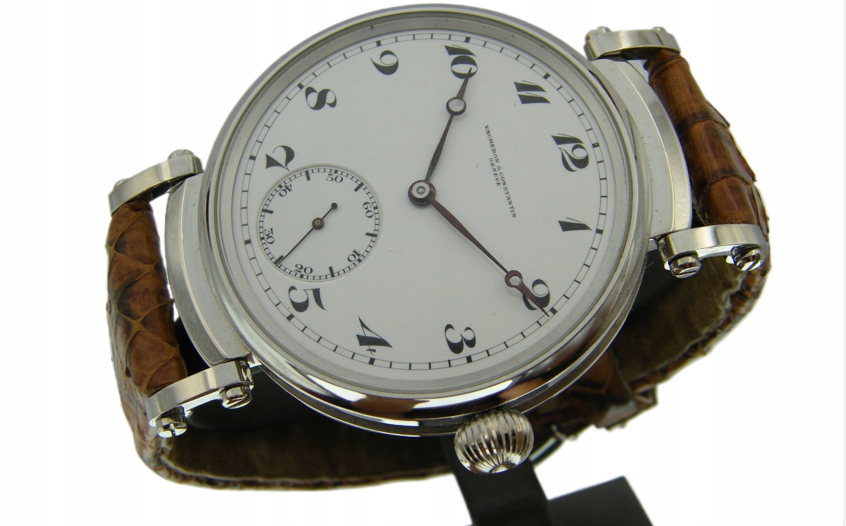 Vacheron & Constantin Piękna Pasówka z Porcelanową Tarczą