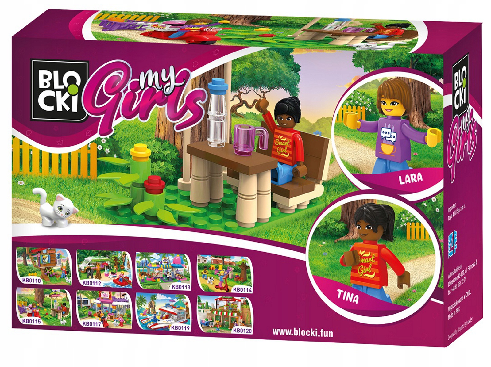 Klocki Blocki MyGirls Letni piknik 73 el. KB0115 Marka Blocki