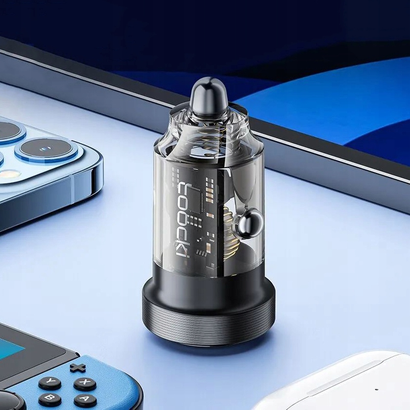 ŁADOWARKA SAMOCHODOWA SZYBKA QUICK 2X USB 15W Stan opakowania oryginalne