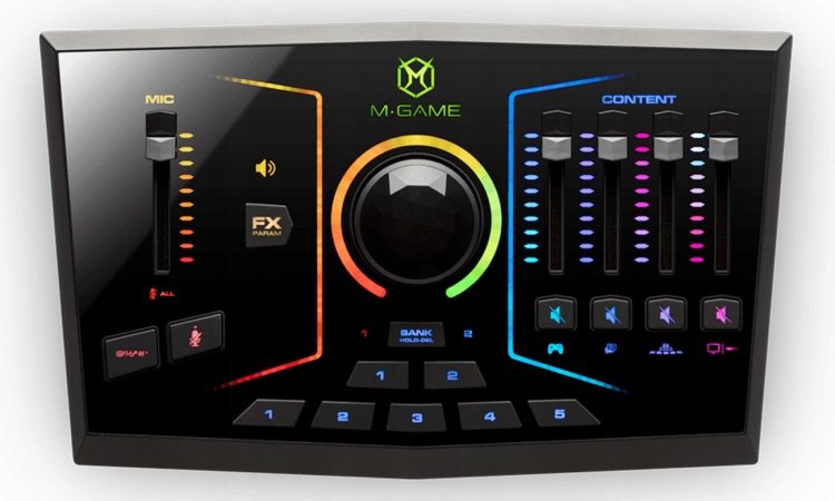 M-audio M-game Rgb Dual Interfejs mixer usb